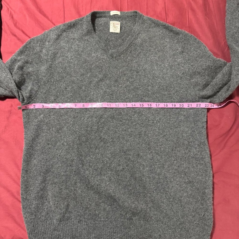 Article 365 Charcoal Grey Cashmere Sweater Size XL - Picture 5 of 6
